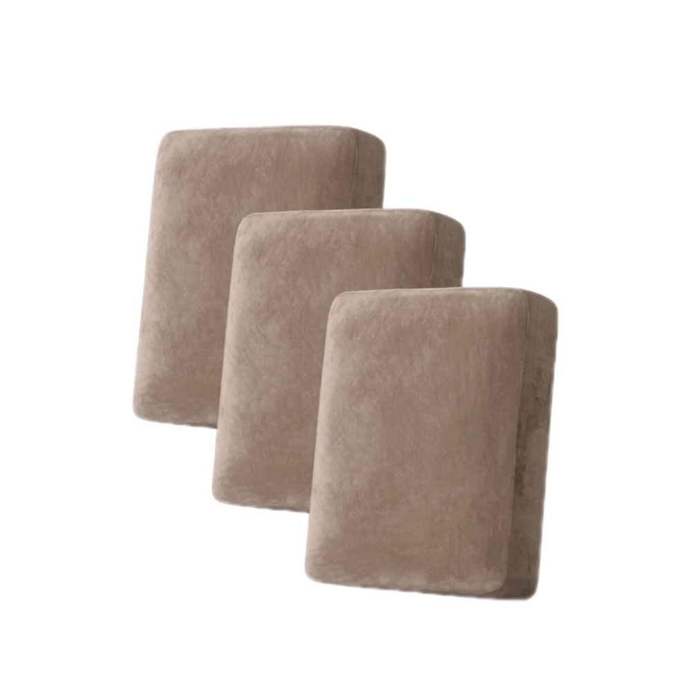 H.VERSAILTEX Velvet Stretch Couch Cushion Cover Slipcover Protector 3 Piece